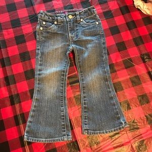 Levi glitter flare jeans.